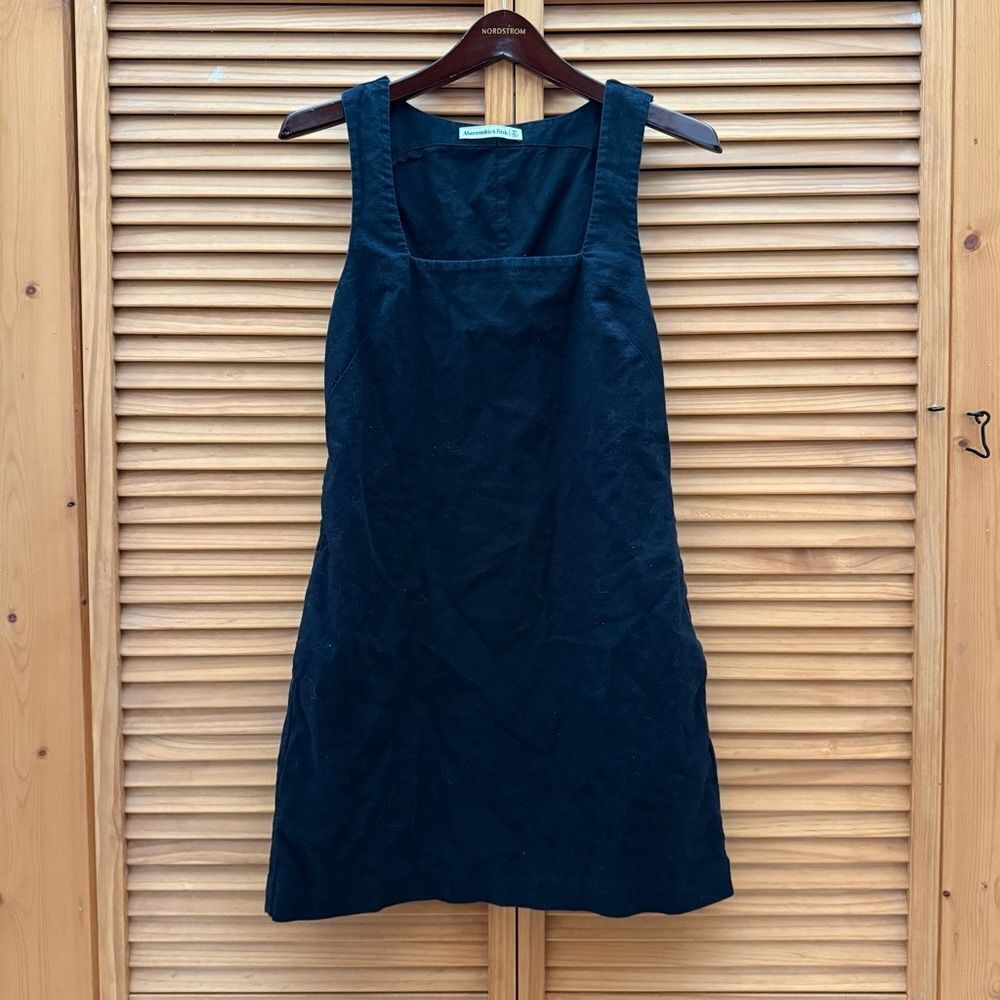 Abercrombie & Fitch Black linen Dress Small Tall